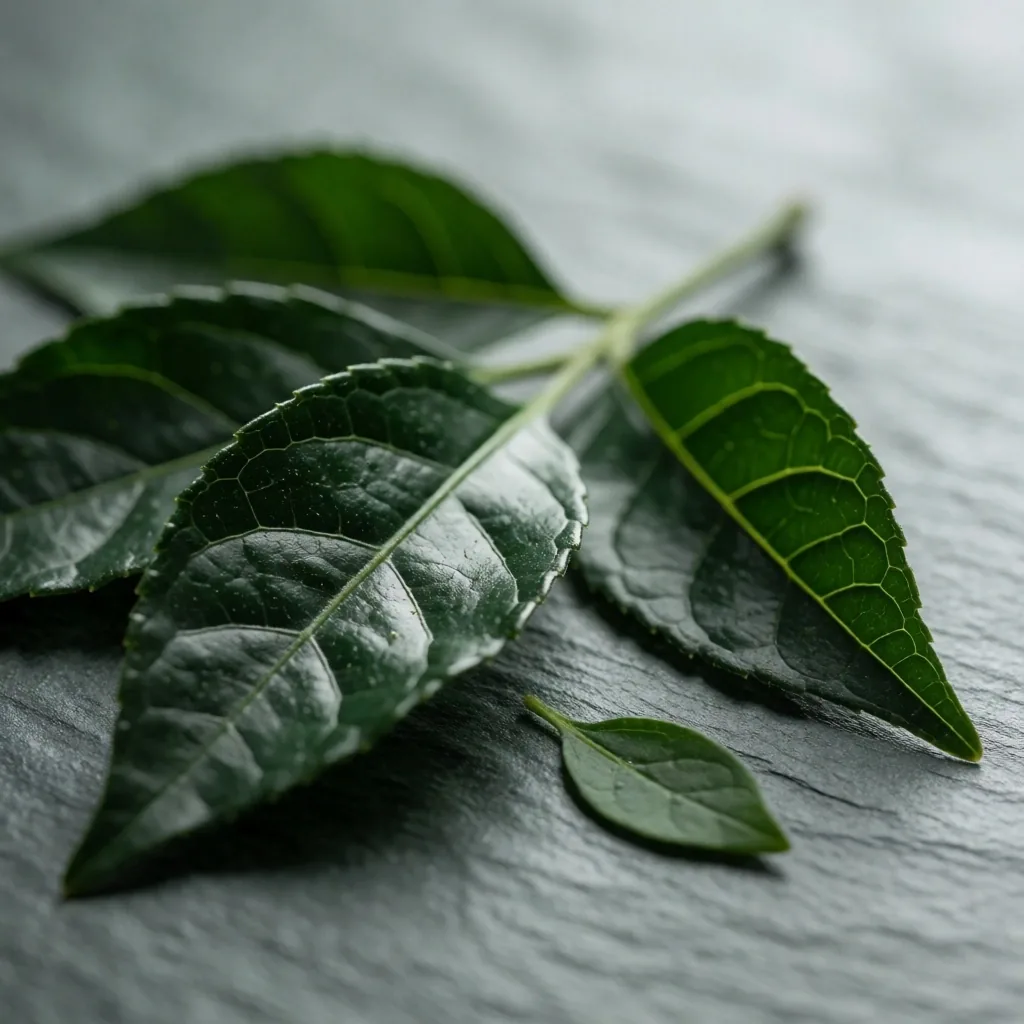 Botanical leaf macro photography